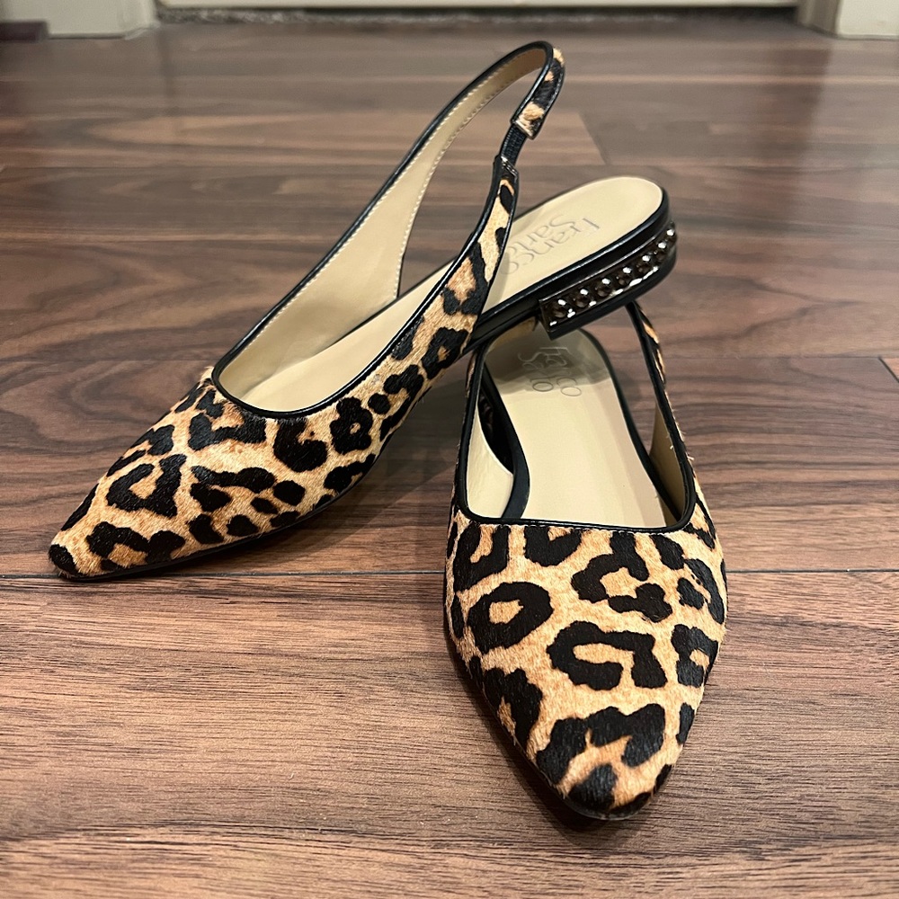 Franco Sarto Leopard Flats | Worn Only Once